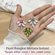 Sampan sequins, crystal sequins, clear sequins, kebaya sequins, sewing sequins, decorative sequins, 