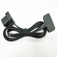 Cartool Supply 1M OBD2 Male to Female Car Extension Cable 16-Core 16-Pin Flat Cable Adapter Cable OB