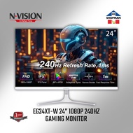 Nvision EG24XT W 24′′ (23.8′′) 240Hz IPS WHITE FHD 1080p 1ms Gaming Monitor