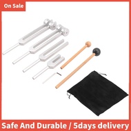 4Pcs Tuning Fork Set(128Hz,  136.1Hz, MI 528Hz, 4096Hz),for Healing Chakra,Sound Therapy,Reliever St
