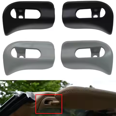 1Pair Sun Visor Pivot Trim Cap Black or Gray For Mercedes R129 SL320 SL500 SL600 1994-2002 129-811-0