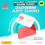 Round Corner Custom Name Card / 310gsm Art Card / Thank You Card  / Business Card /  with & without 