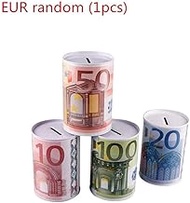 Hzwsyxgssg Euro Money Money Box Safe Piggy Bank Bank Coin Deposit Storage Box Home Decoration 10 20