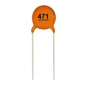 CERAMIC CAPACITOR 470PF 0.00047UF 0.47NF 50V 471
