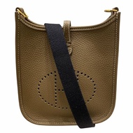HERMES 愛馬仕 MINI EVELYNE 16 TOGO 大象灰 金釦