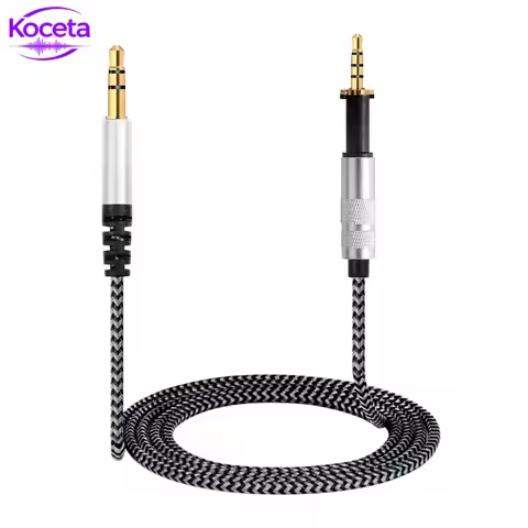 Koceta OFC K450 Copper Headphone Cable 3.5 HiFi Audio Upgrade Replacement On-Ear Headset Cable Wire 
