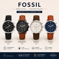 [𝐁𝐄𝐒𝐓 𝐒𝐄𝐋𝐋𝐈𝐍𝐆] Fossil Neutra Chronograph FS5380 FS5503 unisex Leather Strap watch