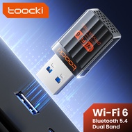 Toocki USB Wireless Wi-Fi Adapter Bluetooth5.4 AP Sharing 5G High-speed without Driver AX900Mbps 5/2