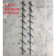 Quality Thick Window Louver Naco |  Tingkap Cermin Nako【4 | 6 | 7 | 8 Blades| 1 Pair】| 优质厚窗百叶架