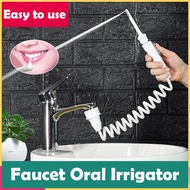หัวก๊อกน้ำล้างฟันไหมขัดฟันเครื่องฉีดน้ำในปากแบบพกพาเครื่องพ่นน้ำใส่ฟันทำความสะอาดฟันเครื่องซักผ้าปาก