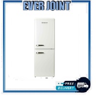 EUROPACE ER 7178A IVORY WHITE RETRO 2-DOOR REFRIGERATOR