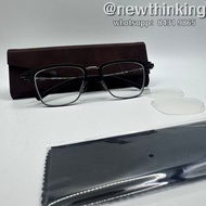 客訂分享: 999.9 型號: S-02 T-H 黑槍色 配置1.67鏡片+防藍光 光學眼鏡 optical glasses