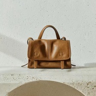 Seeking Tanned Vegetable Tanned Cowhide Messenger Messenger Bag mini Hand-Carrying Style One-Shoulde