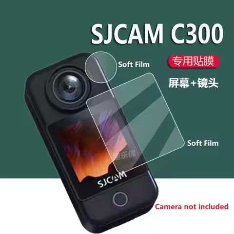 SJCAM C300 Accessories Lens Screen Protector/Soft Film Protective Film for Sjcam C300 /C400 Action C