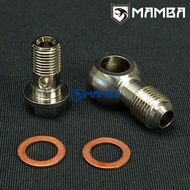 6AN to M12x1.25 Turbo Water Coolant Banjo Bolt Kit Mitsubish