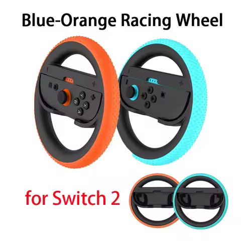2PCS Steering Wheel for Nintendo Switch 2 Joy Con Controller Racing Wheel Hand Grip for Switch 2 Mar