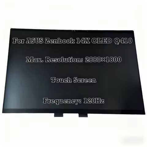 14.5 Inch OLED Display Panel 2880x1800 Touch Screen Replacement for ASUS ZenBook Q410 Q410V Q420 Q42