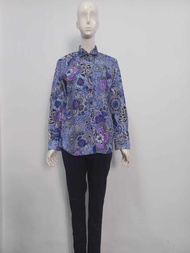 Calla Batik Viral Women Long Sleeve Blouse Batik Wanita Lengan Panjang CA020101