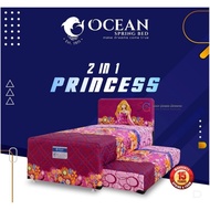ocean kasur spring bed anak princess / kasur sorong dorong anak cewek - 100 x 200
