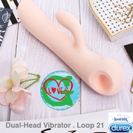 ❤❤ Durex 21 Dual-Head Vibrator – Loop 21 G Spot Dildo Vibrator For Women Massager Masturbation Sex toys for Women