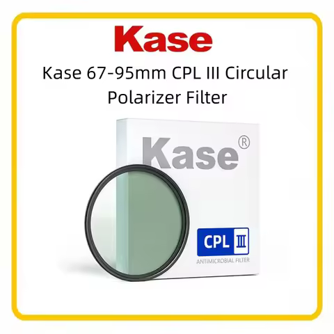 Kase 95mm CPL III Circular Polarizer Filter 0.1% Ultra-Low Reflection Cold Coating Technology