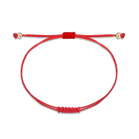6pcs/set Red String Bracelet Handmade 7 Knots Kabbalah Protection Red Cord Bracelet for Women Men Ad