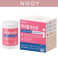 [Sorbus] Inner Will Women's Care Probiotics 27.9 Billion CFU 30tablets For Digestive & Vaginal Healt