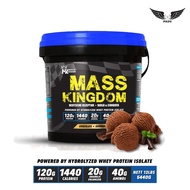 Muscle Kingdom Mass Kingdom 12lbs 5.4kg Mass Gainer Chocolate Mass Gainer, Weight Gainer, Halal
