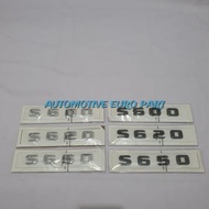 UPDATE WRITING EMBLEM S600 S620 S650 FOR MERCEDES-BENZ S-CLASS CARS - S620 SILVER New Stock