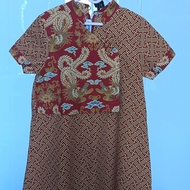 Preloved dress anak merk Batik Keris size L Kids