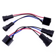 1 Pair Car Headlight Light Harness Dual Beam Conversion Cable Socket Plug Adapter F H4 To H11 Wire H