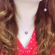 Cute size pearl necklace ️925sliver