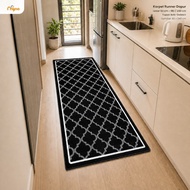 MYNA Anti-Slip Kitchen Runner Carpet 60x180/240/300cm Easy to Wash for Hallways & Cabinets