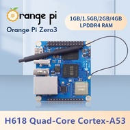 Orange Pi Zero 3 1GB 2GB 4GB RAM DDR4 Allwinner H618 WiFi Bluetooth Mini PC Zero3 Development Board SBC Single Board คอมพิวเตอร์