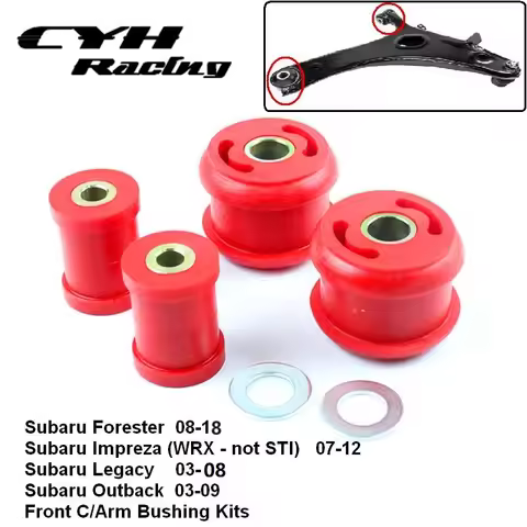 Polyurethane Front Control Arm Bushing Kits For Subaru WRX 07-12 ,Forester 08-18,Legacy 03-08,Outbac
