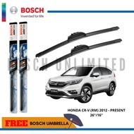 Bosch AEROTWIN Wiper Blade Set for HONDA CR-V (RM) 2012-PRESENT (26 /16 )