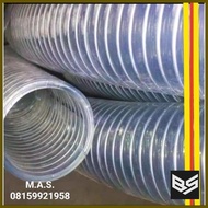 SELANG SPIRAL PVC KAWAT 1.5 IN SPRING HOSE HISAP SEDOT AIR MINYAK 11/2 - BIMASAKTI7