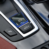 crystal＆ABS Electronic Handbrake P Button AUTO H Switch Cover Fit For BMW 5 6 7 Series X3 X4 F01 F02