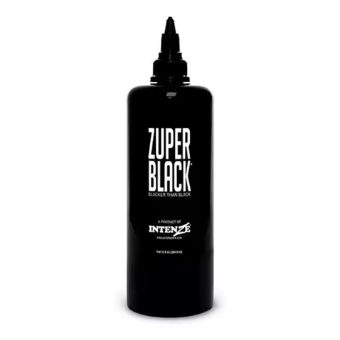 INTENZE TATTOO INK ZUPER BLACK Tattoo Ink Pigment Black Professional DIY Tattoo Pigment Permanent Bo