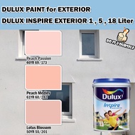 ICI DULUX INSPIRE EXTERIOR PAINT COLLECTION 18 Liter Peach Passion / Peach Medley / Lotus Blossom