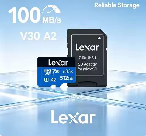 Lexar High-Performance 633x UHS-I Memory Card BLUE Series microSDHC microSDXC 32GB 64GB 128GB 256GB 