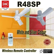 KDK R48SP CEILING FAN WITH REMOTE CONTROL / 120CM CEILING FAN / ONLY WHITE COLOUR AVAILABLE