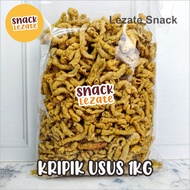 Kripik Usus Ayam Super Original 1 Kg Murah Enak Gurih Renyah keripik Usus Kiloan Usus Ayam Crispy  1