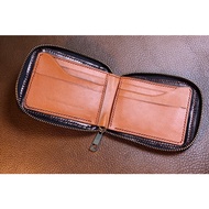 Bifold zipper wallet