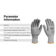 Ingco Cut-Resistant Gloves, Abrasion Safety Protective Antistatic Gloves  ( Premium Quality)