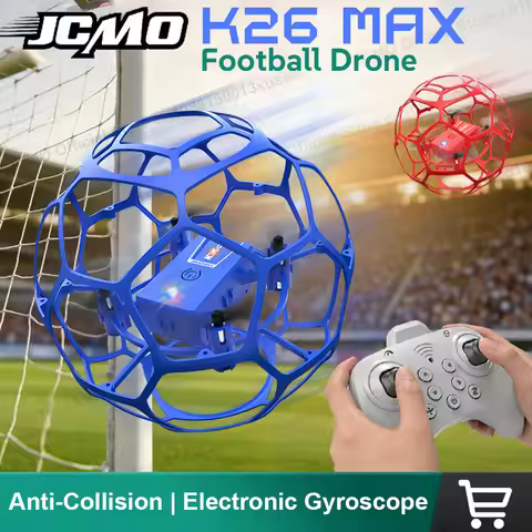 JCMO K26 MAX 2.4G RC Racing Football Drone 3D Full Protection Hovering Flight 360° Roll Remote Contr