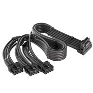 12VHPWR 90 Degree Right Angle Adapter for Corsair 12VHPWR 16AWG 600W PCIE 5.0 12+4 16 Pin for RTX 40