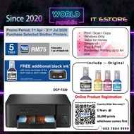 Brother DCP-T230 Ink Tank Printer Print Scan Copy BTD100BK BTD100C BTD100M BTD100Y CISS REFILL