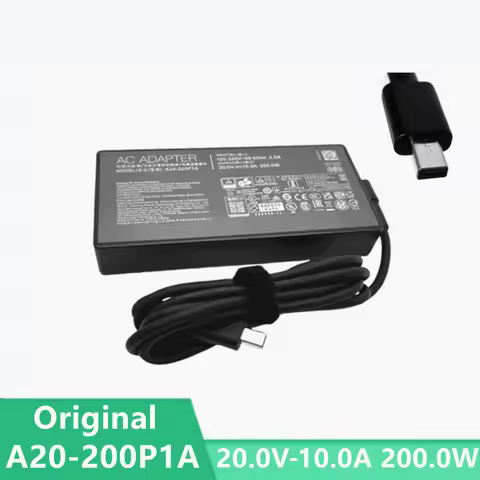 Original A20-200P1A AC Adapter 20.0V 10.0A 200.0W USB ADP-200JB K Charger For ASUS Laptop Power Supp