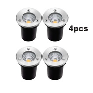 4 Pack IP67 Waterproof LED Underground Light 5W 10W Outdoor Ground Garden Path Floor Buried Yard Spot Landscape 110V220V 12V